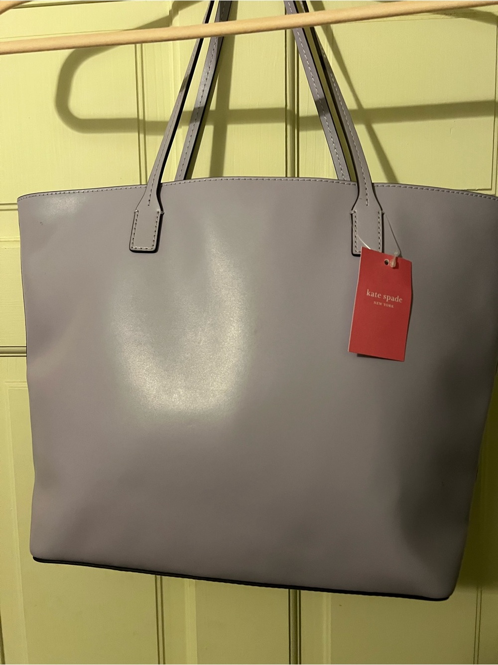 Kate Spade New York Lilac Leather Tote Bag NEW with tags never used - Picture 2 of 7